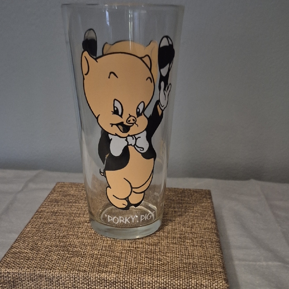 1973 Porky Pig Glass Tumbler